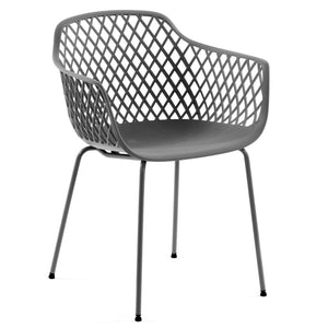 Troy Dining Chair in Grey