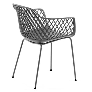 Troy Dining Chair in Grey