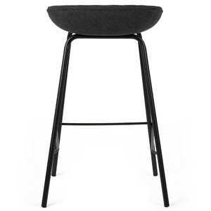 Zac Fabric Kitchen Bar Stool in Charcoal