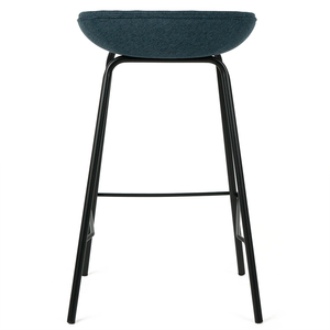 Zac Fabric Kitchen Bar Stool in Navy