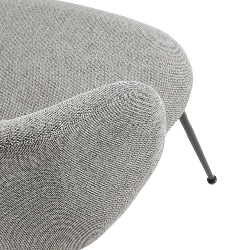 Ariana Fabric Dining Chair in Light Grey