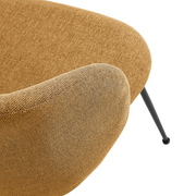 Ariana Fabric Dining Chair in Mustard