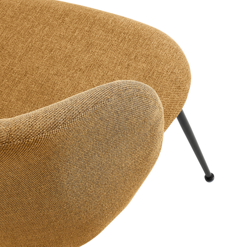 Ariana Fabric Dining Chair in Mustard