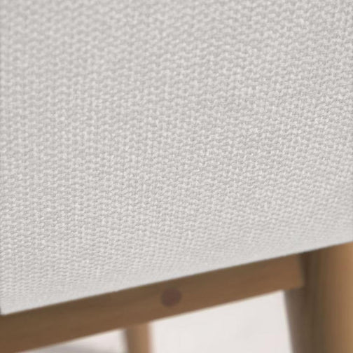 Markus Chenille Fabric Dining Chair in Dark Ash/Beige
