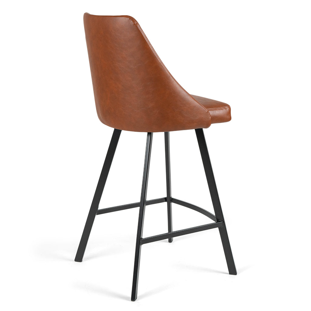 Torcello bar stool tan pu leather online