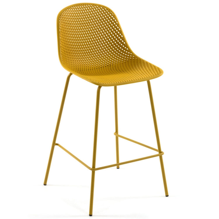Brooks 75cm Bar Stool in Mustard