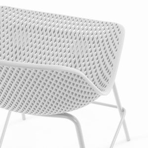 Brooks 75cm Bar Stool in White