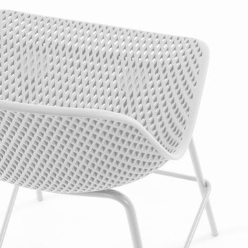 Brooks 75cm Bar Stool in White