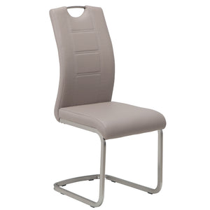Cooper Leatherette Dining Chair in Cappuccino