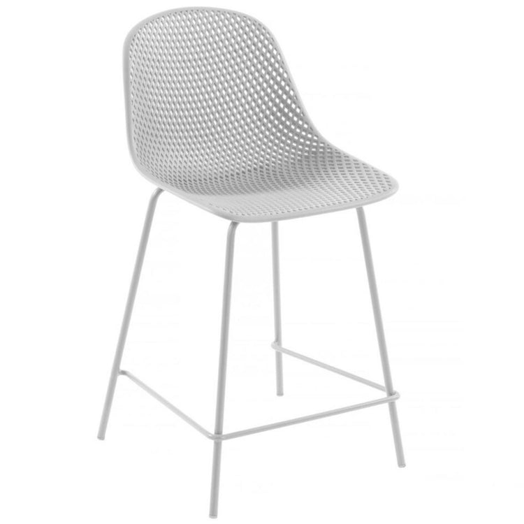 Brooks 65cm Bar Stool in White