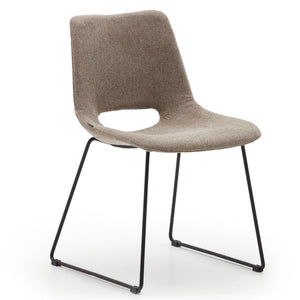 Kye Fabric Dining Chair in Brown
