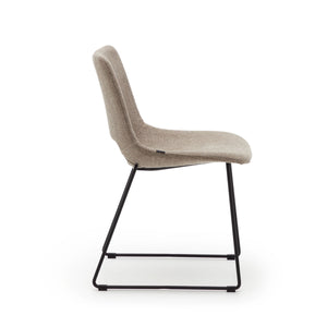 Kye Fabric Dining Chair in Brown