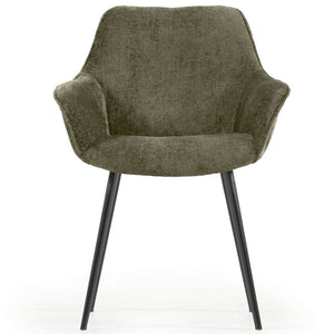 Colton Chenille Dining Chair in Green