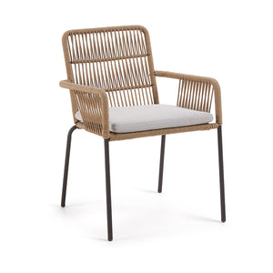 Nikita Rope Dining Chair in Beige