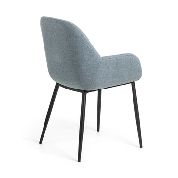 Markus Fabric Dining Chair in Light Blue