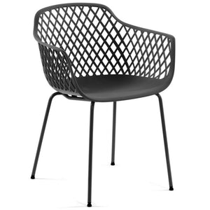 Troy Dining Chair in Grey