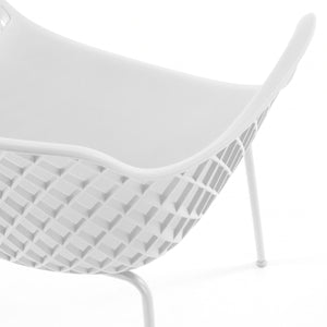 Troy Dining Chair in White