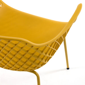 Troy Dining Chair in Mustard