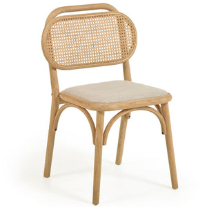 Alana Fabric Dining Chair in Natural