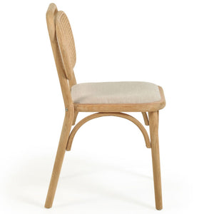 Alana Fabric Dining Chair in Natural