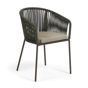 Jonas Rope Dining Chair in Green