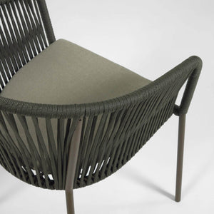 Jonas Rope Dining Chair in Green