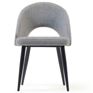 Brinley Fabric Dining Chair in Light Grey