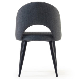 Brinley Fabric Dining Chair in Dark Grey