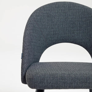 Brinley Fabric Dining Chair in Dark Grey