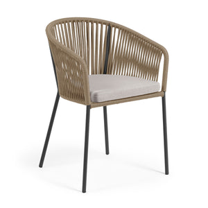 Jonas Rope Dining Chair in Beige