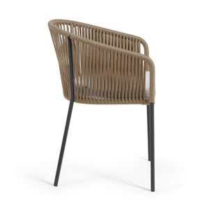 Jonas Rope Dining Chair in Beige