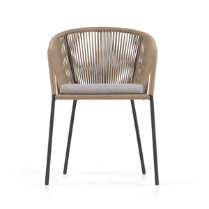 Jonas Rope Dining Chair in Beige