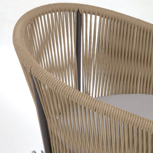 Jonas Rope Dining Chair in Beige