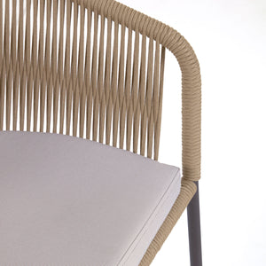 Jonas Rope Dining Chair in Beige