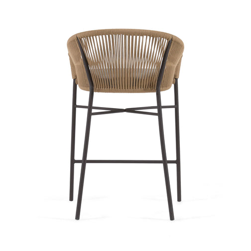 Jonas 65cm Rope Bar Stool in Beige