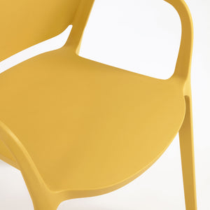 Samara Dining Chair in Mustard