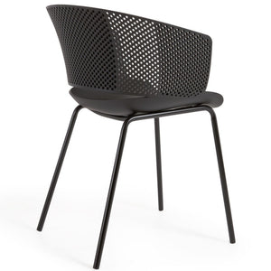 Elora Dining Chair in Black