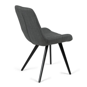 Gibson Fabric Dining Chair in Charcoal
