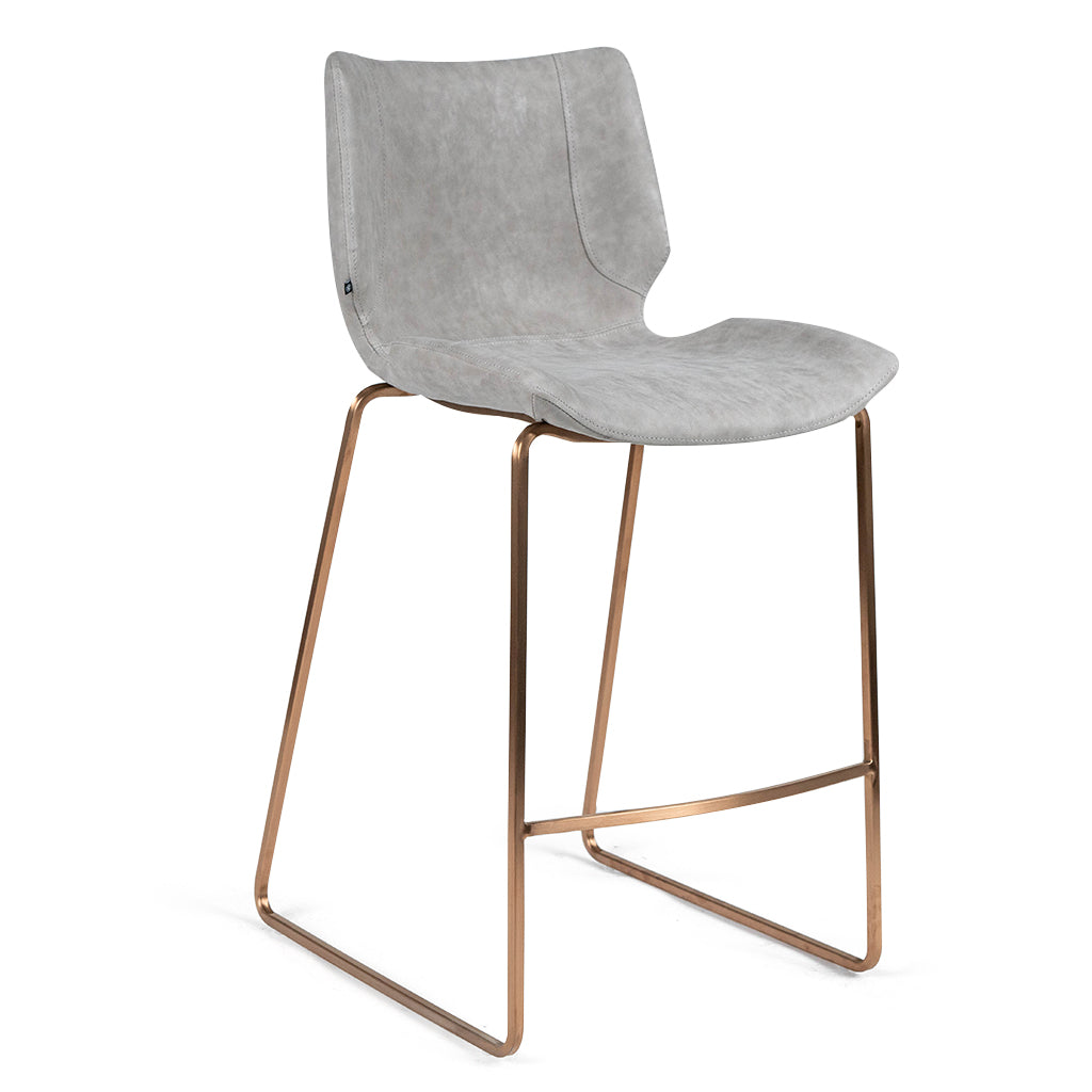 Grey and rose gold stool deals