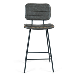 Asher Kitchen Counter Stool in Vintage Grey
