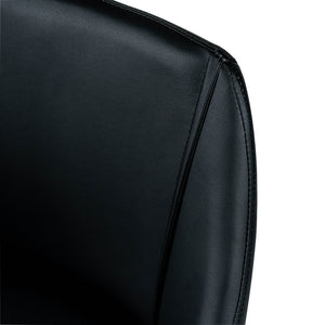 Fallon Leatherette Dining Chair in Black