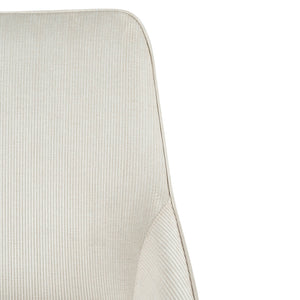 Porter Corduroy Dining Chair in Beige