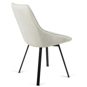 Porter Corduroy Dining Chair in Beige