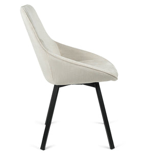 Porter Corduroy Dining Chair in Beige