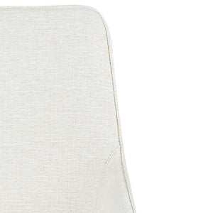 Porter Fabric Dining Chair in Cream