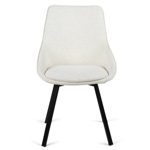 Porter Fabric Dining Chair in Cream