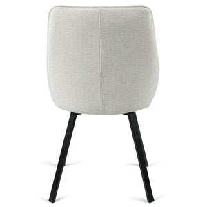 Porter Fabric Dining Chair in Cream