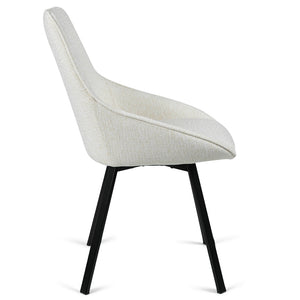 Porter Fabric Dining Chair in Cream