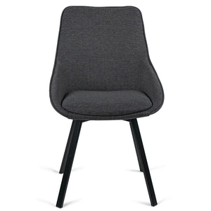 Porter Fabric Dining Chair in Dark Grey