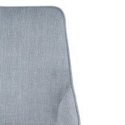 Porter Corduroy Dining Chair in Light Grey